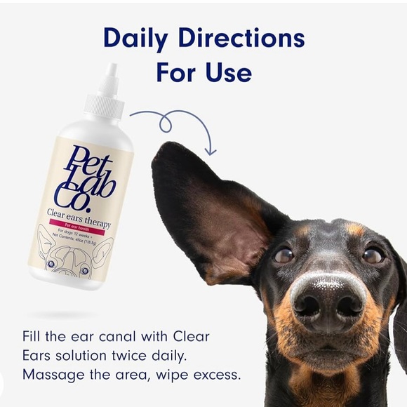 PetLab Co - Clear Ears Therapy for Dogs (4 fl oz) - Picture 4 of 8